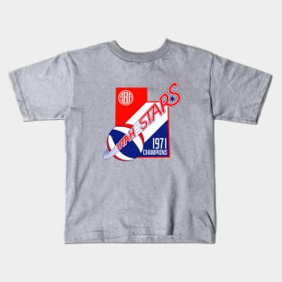 Classic Utah Stars 1971  Champs Kids T-Shirt